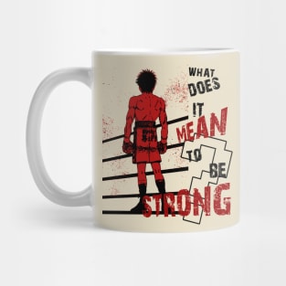 Ippo the boxer || What does it mean to be strong? Mug